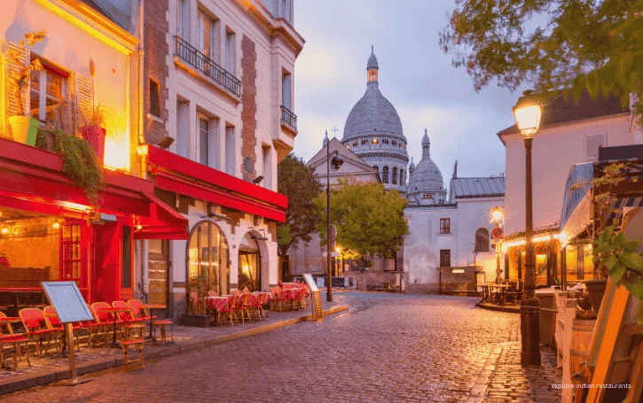 Indian restaurants in France